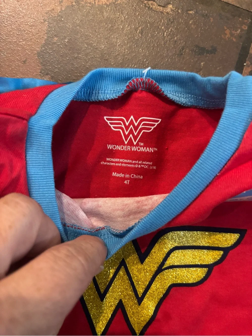 🧺Lucky Brand Kids Wonder Woman Superhero Set - Red, Blue, Yellow